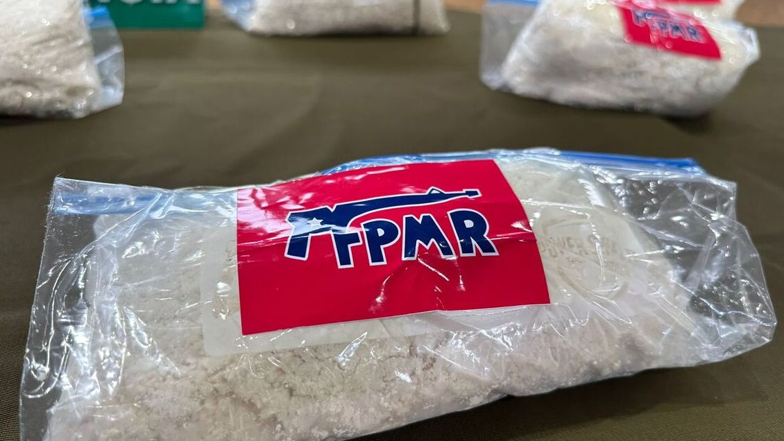 Incautaron más de 70 kilos de droga con logos del FPMR