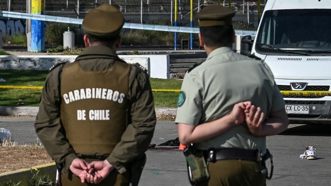 Carabineros fueron detenidos por disparos al aire en Cerrillos