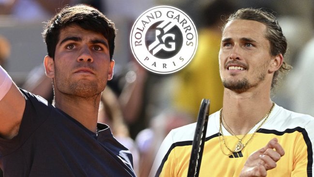 Carlos Alcaraz y Alexander Zverev chocan por su primer título en Roland Garros