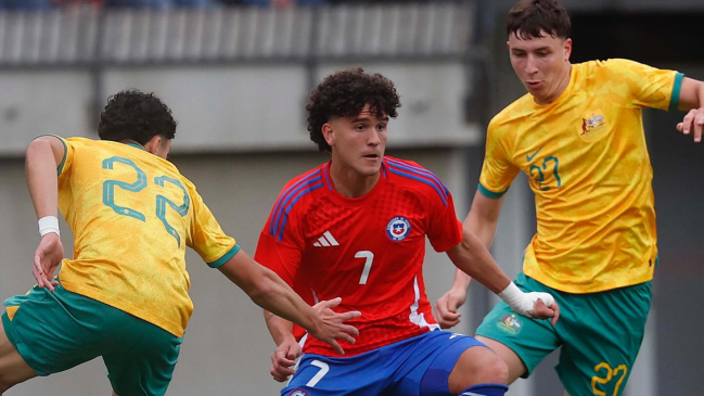 La Roja Sub 20 venció a Australia con gol del debutante Favian Loyola