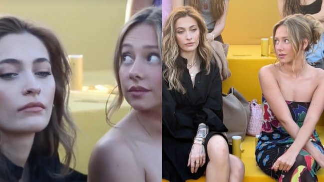 Viralizan incómodo encuentro de Paris Jackson y Ester Expósito en evento de moda