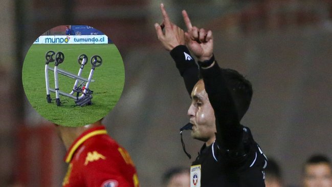 Arbitró reportó lanzamiento de 