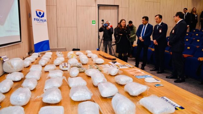 Cayó banda narco que operaba en Valdivia: Incautaron 65 kilos de droga