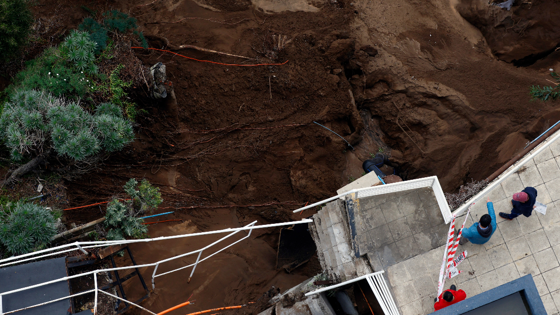 Serviu instalará bombas en el sector del socavón para desviar las aguas lluvias
