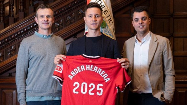 Ander Herrera amplió contrato con Athletic y su esposa causó una polémica