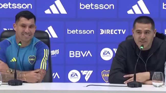 Riquelme: En Boca estamos contentos de tener a Medel nuevamente en casa