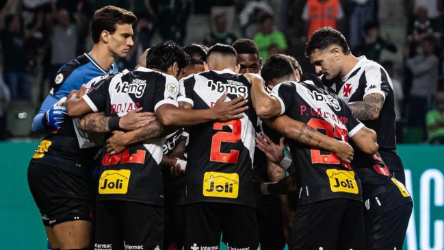 Vasco da Gama cayó ante Palmeiras con Pablo Galdames en cancha