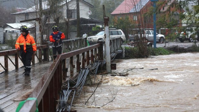 Sistema frontal: Gobierno declaró Estado de Catástrofe desde Coquimbo a Ñuble