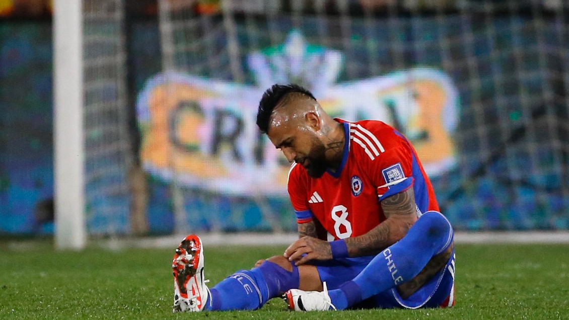 Vidal llamó la atención con su reacción tras quedar fuera de la Copa América