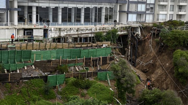 Serviu descarta daño estructural por socavón bajo edificio Euromarina 2