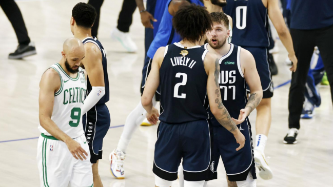 Los Mavericks despertaron en las Finales de la NBA ante los Celtics con Doncic al frente