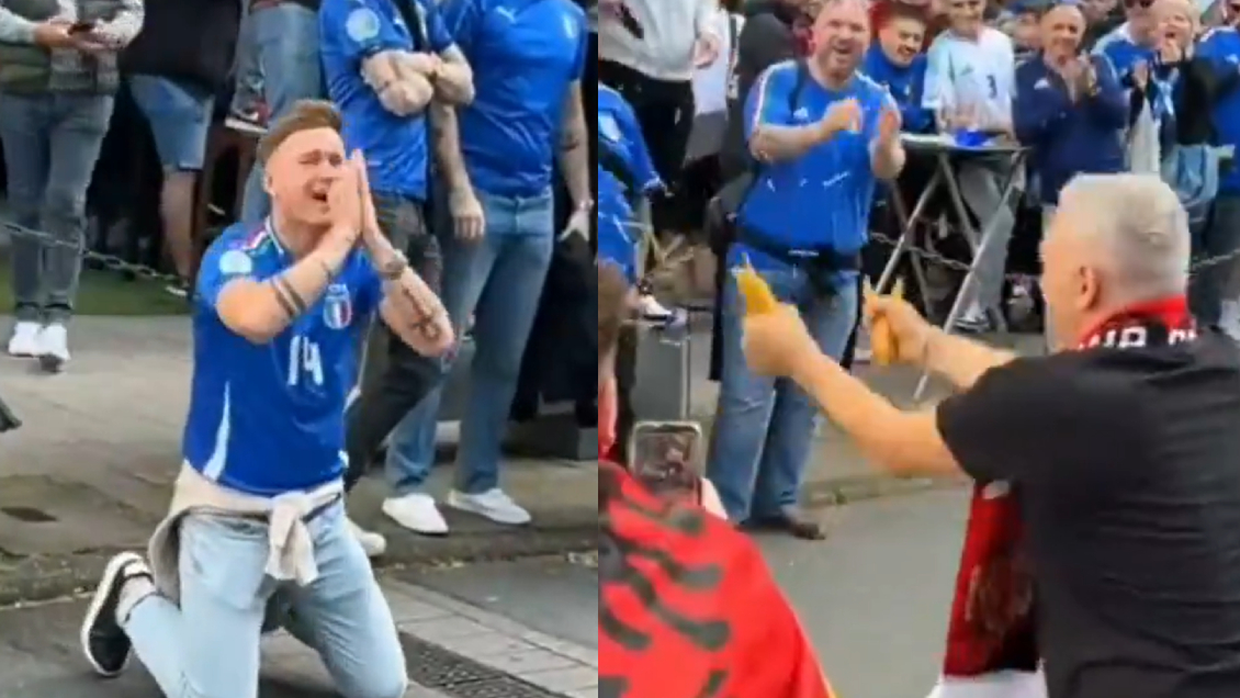 [VIDEO] Hinchas de Albania 