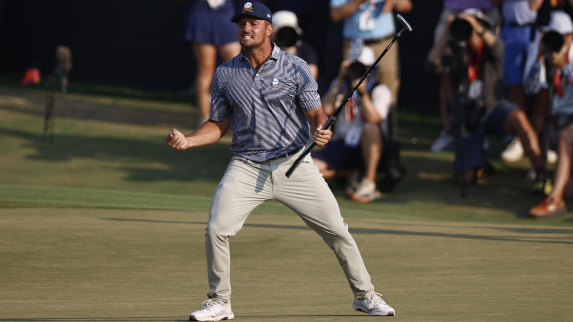Golf: DeChambeau resistió el asedio de McIlroy y conquistó el Abierto de EE.UU.