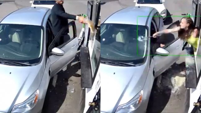 Hombre lanzó su café a barista por los altos precios y ella le respondió a martillazos