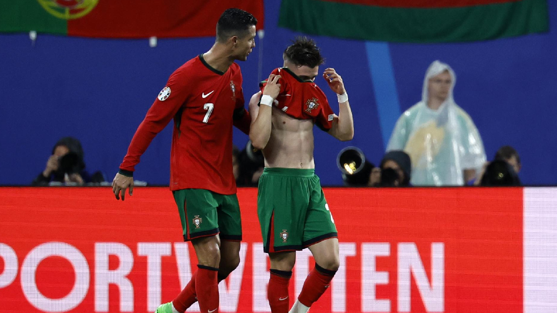 [VIDEO] Francisco Conceição decidió la victoria de Portugal sobre República Checa