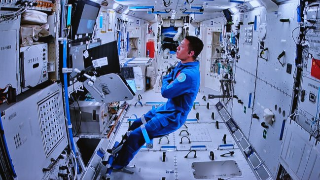 Las importantes pruebas físicas que realizaron los taikonautas en la estación espacial china