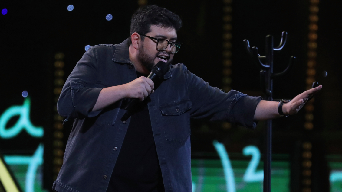 Luis Slimming en su rutina de Viña 2024