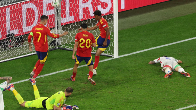 [VIDEO] Un increíble autogol de Calafiori selló el triunfo de España ante Italia