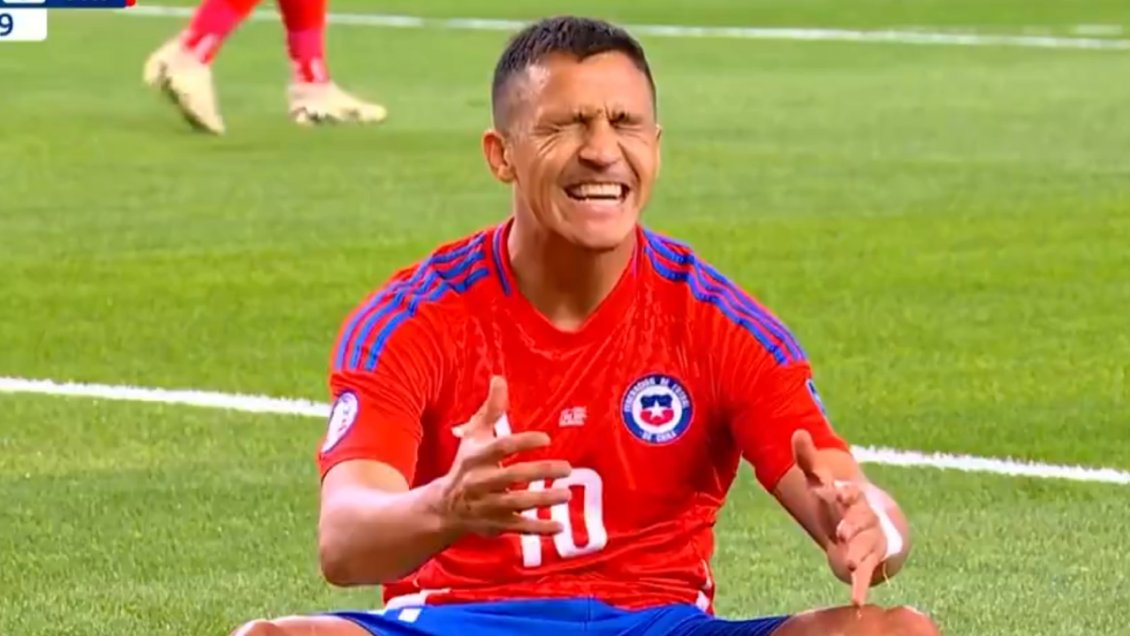 [VIDEO] El increíble gol que se perdió Alexis ante Perú en la Copa América 2024