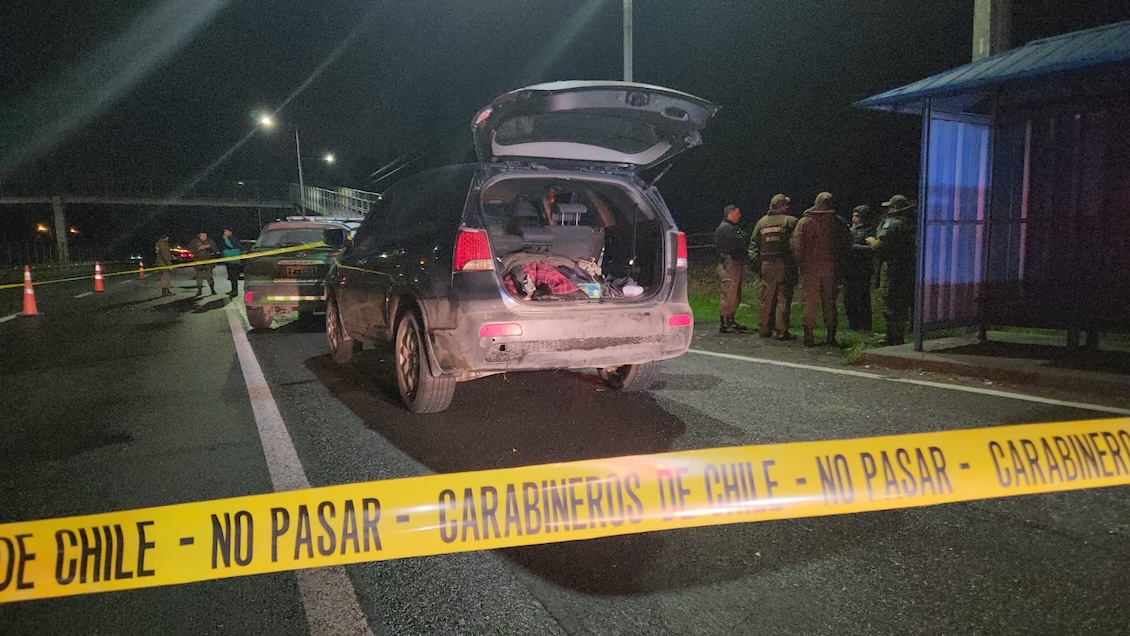 Carabineros abatió a delincuente durante persecución por la Ruta 5 Sur