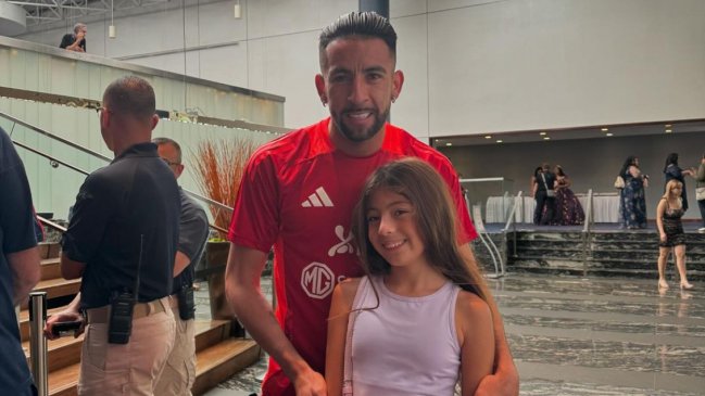 Mauricio Isla se encontró en Estados Unidos con Martina, su hija mayor