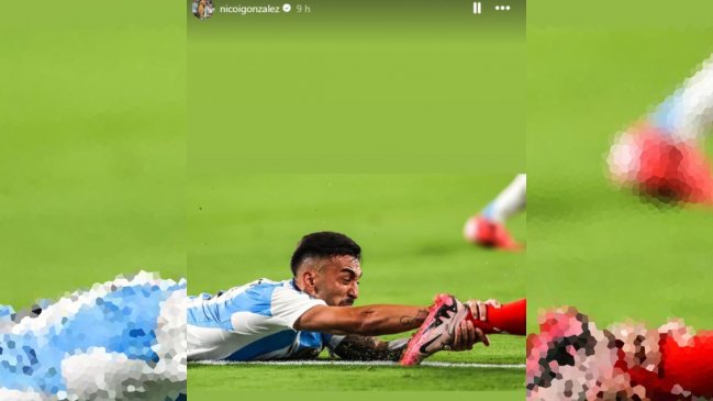 La picante reacción de Nico González a foto donde se cuelga de Mauricio Isla