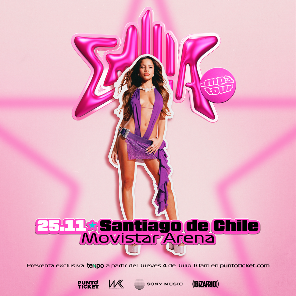afiche del show de emilia en movistar arena para este 2024