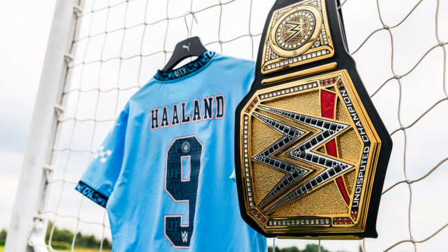 Manchester City anunció una colaboración con la WWE