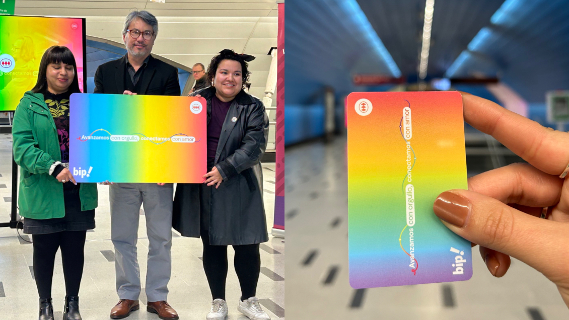 Metro lanzó tarjeta Bip! conmemorativa en honor al Día del Orgullo