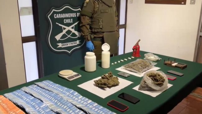 Cuatro detenidos en Padre Las Casas por elaborar ovoides de cocaína