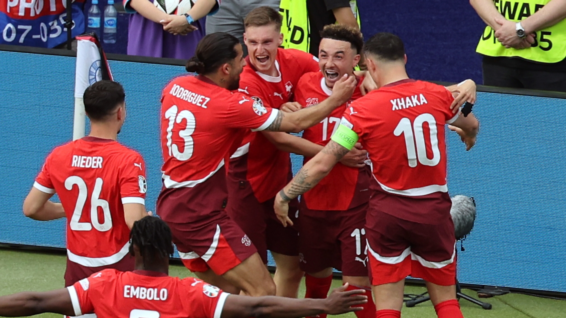 Adiós al campeón: Suiza superó a Italia y se instaló en cuartos de final de la Euro 2024