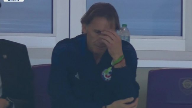 La rabia de Gareca en los primeros minutos del duelo ante Canadá