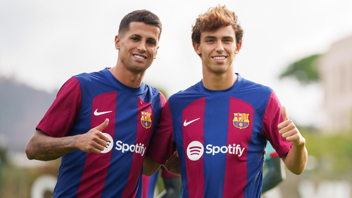 ¿Qué pasó? Barcelona borró sus mensajes de despedida a Joao Cancelo y Joao Félix