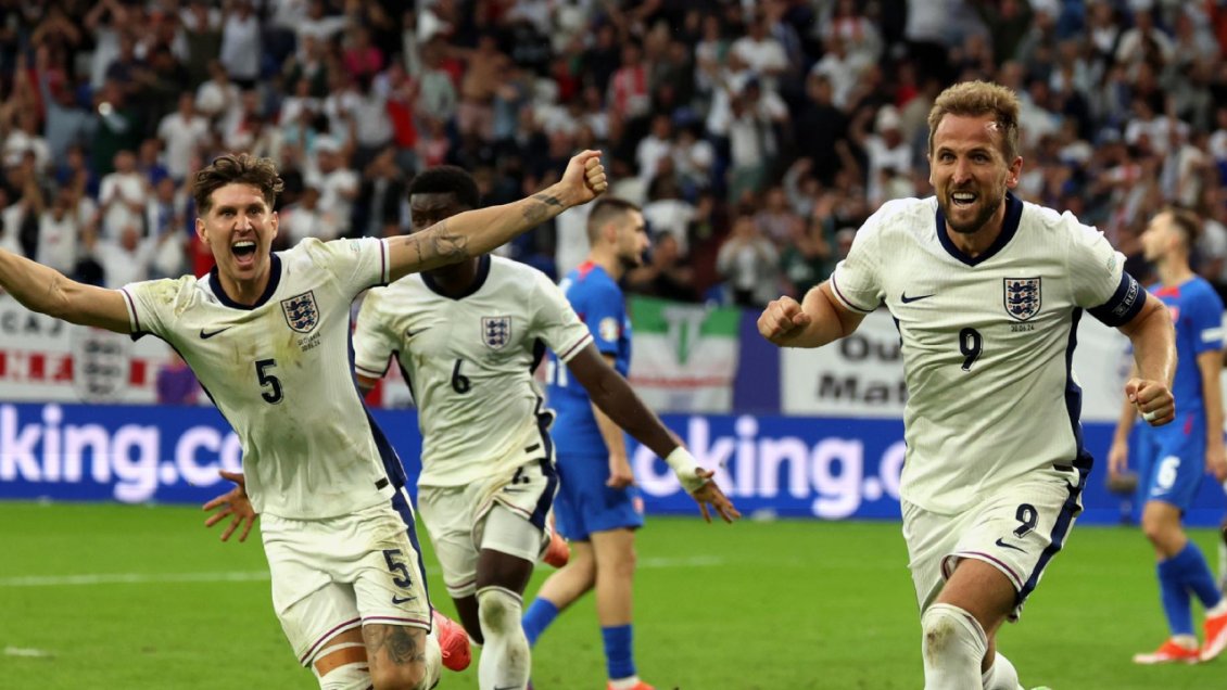 [VIDEO] Harry Kane dio la victoria a Inglaterra con gol de cabeza a Eslovaquia en el alargue