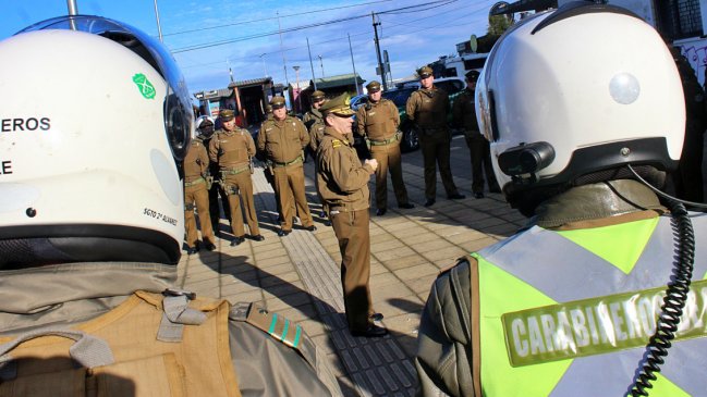 Con 32 detenidos terminó ronda focalizada de Carabineros en Los Lagos
