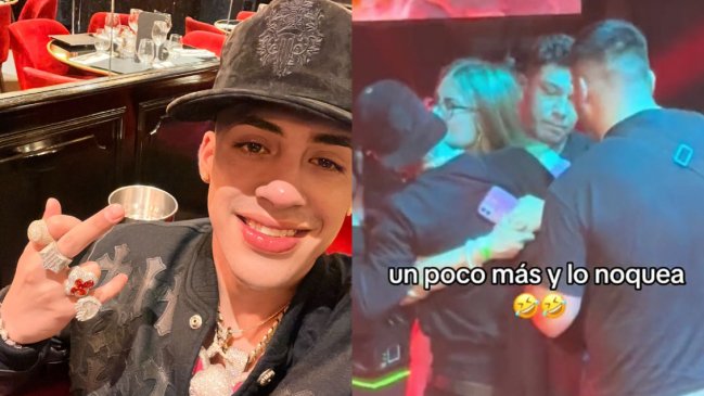 Cris MJ vivió incómodo momento en el escenario: fan subió e intentó besarlo