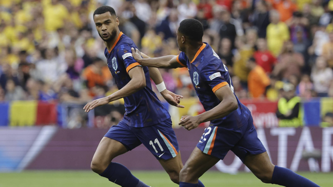 [VIDEO] Cody Gakpo adelantó a Países Bajos ante Rumania en los octavos de la Euro 2024