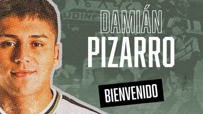 Udinese le dio la bienvenida a Damián Pizarro