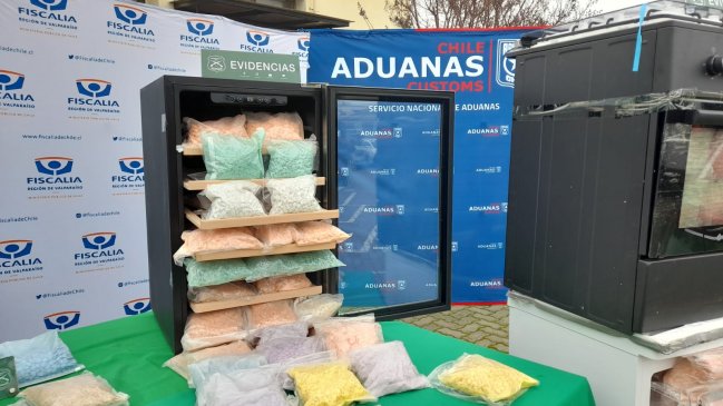 Condenan a extranjeros por ingresar 11 millones de dólares en éxtasis por el puerto de Valparaíso