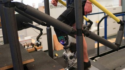   Nueva interfaz y una pierna biónica permiten caminar más rápido y natural 