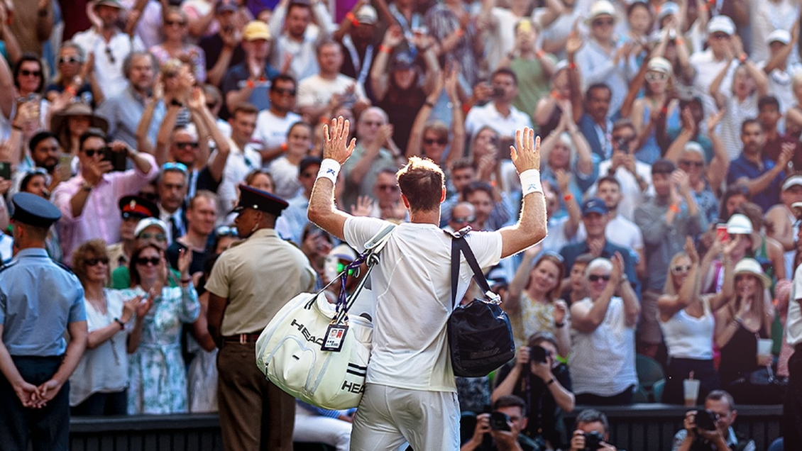 Andy Murray se despidió del dobles en Wimbledon con un sentido homenaje