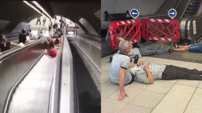 Escalera mecánica cambió de sentido inesperadamente en Turquía: Hubo 11 heridos