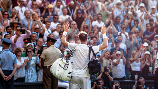 Andy Murray se despidió del dobles en Wimbledon con un sentido homenaje