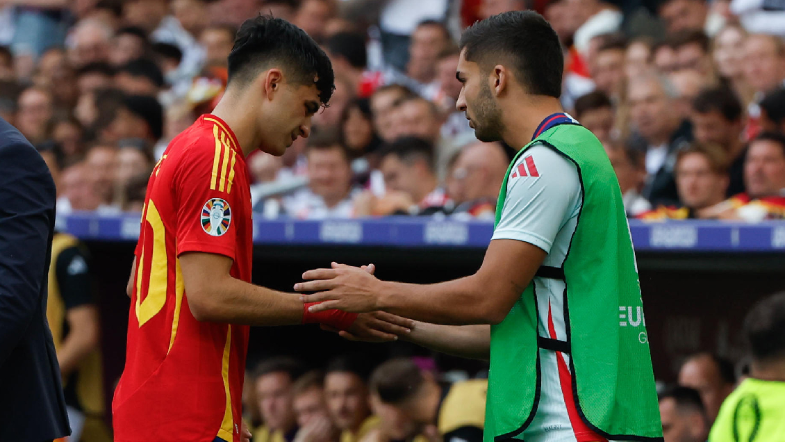 España perdió a Pedri por lesión en el partido con Alemania