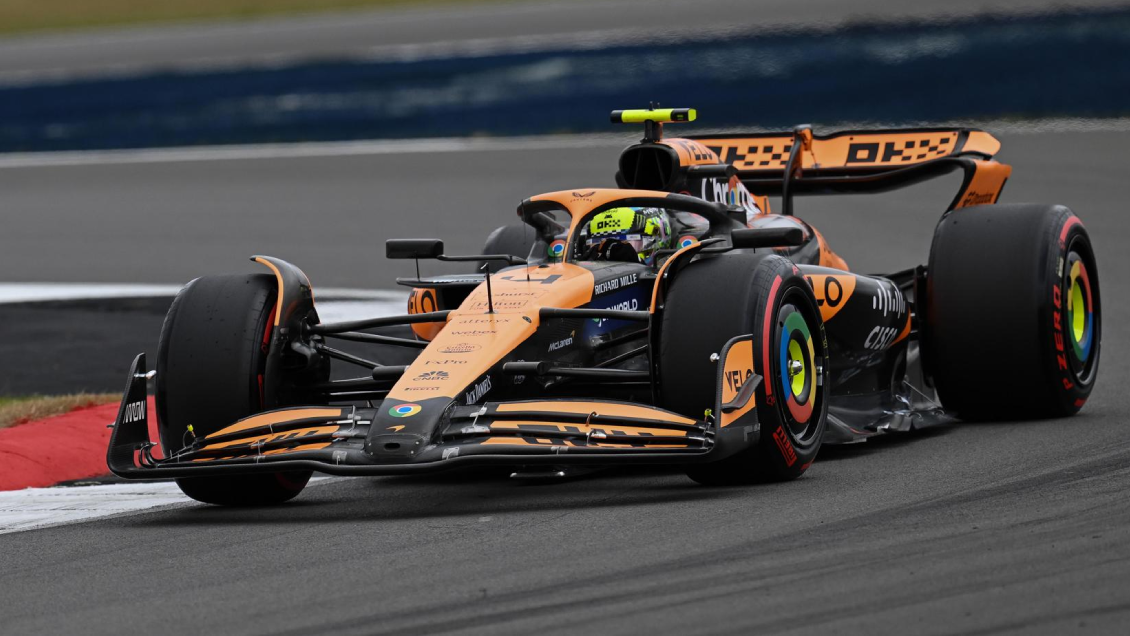Lando Norris comandó las dos primeras prácticas libres del GP de Gran Bretaña