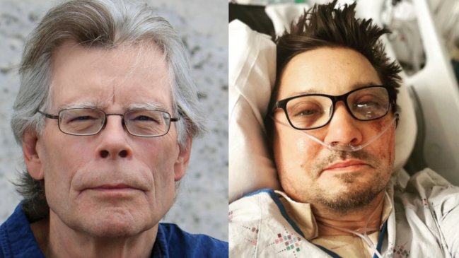 Stephen King alaba a Jeremy Renner por volver a las series tras caótico accidente