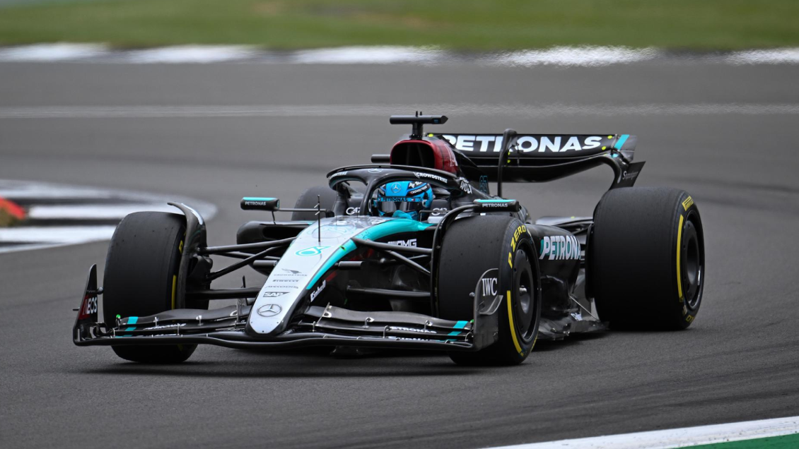 George Russell marcó el mejor tiempo en el último libre de Silverstone