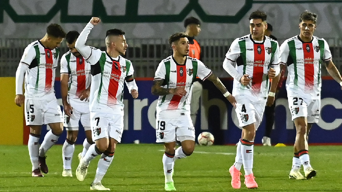 Palestino dejó un mensaje en camarín del 