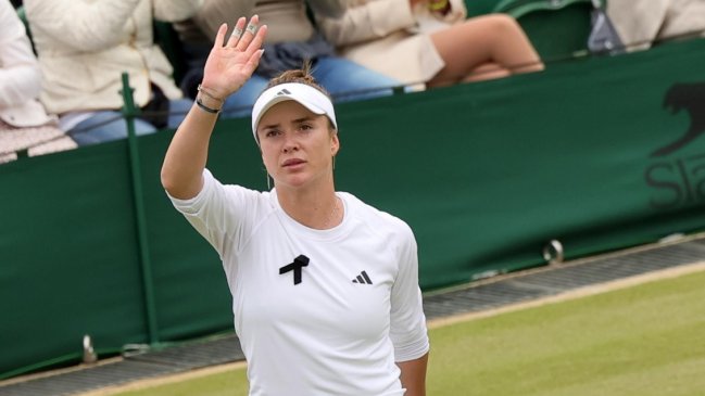 Por ataque a Kiev: Elina Svitolina rompió en llanto tras ganar su partido en Wimbledon