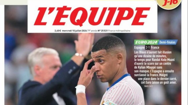 La prensa francesa tras eliminación de Francia: 